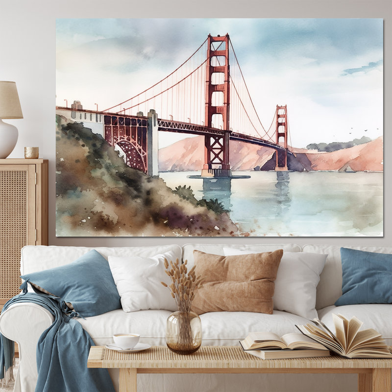 Views of San Francisco II - City Wall Art Living Room