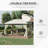 10' x 13' Patio Gazebo Canopy, Double Vented Roof, Steel Frame, Curtain Sidewalls, Outdoor Sun Shade Shelter for Garden, Lawn, Backyard, Deck-114362910