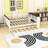 Wooden Frame Daybed with USB and Trundle and Storage-141599163