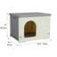 Outdoor Indoor Weatherproof Cat House Cat Shelter