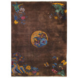 Art Deco One-of-a-Kind 9' X 11'9" Area Rug