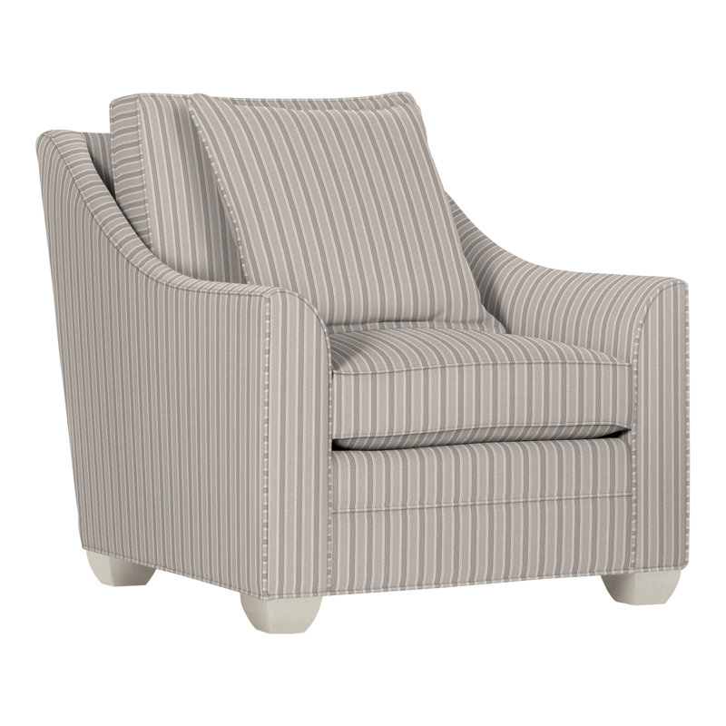 Nicholas Armchair, Wrenn, Perigold Piccadilly Stripe Patina