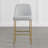 Gerlikka Upholstered Counter Stool with Metal Frame (Set of 4)