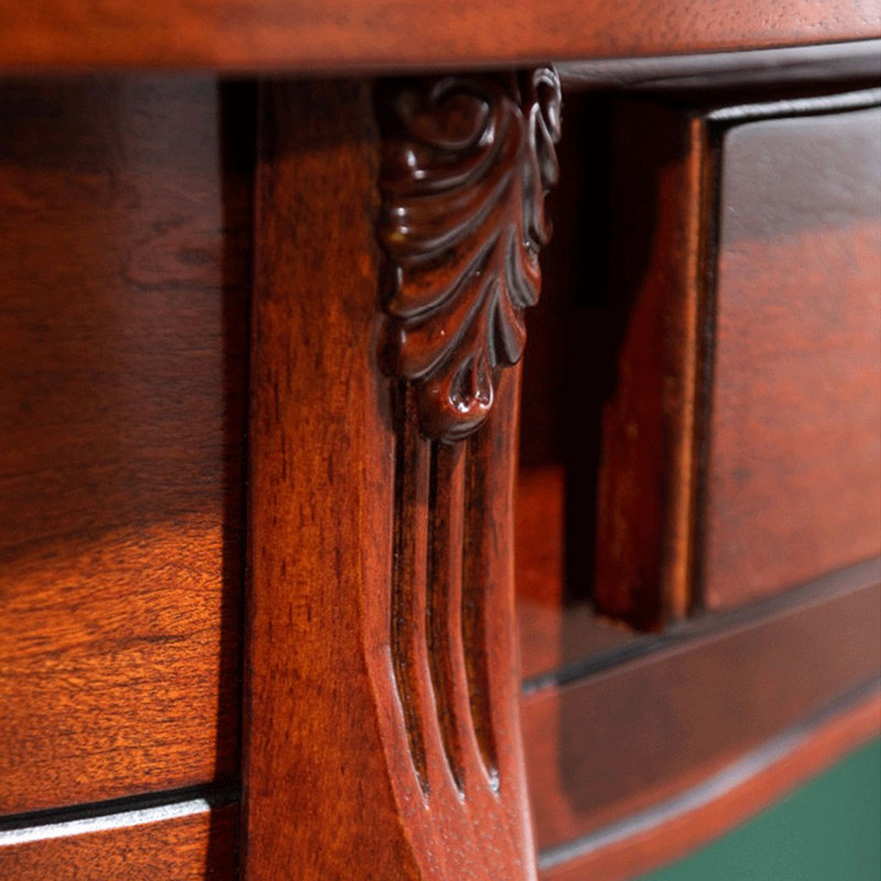 Console en bois massif de style américain, Brun