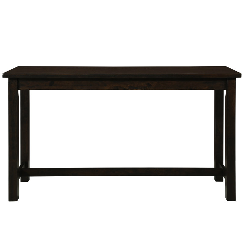 Counter Height Dining Table - 4pc With 3 Stools Ports & Storage Drawer Power Outlets Upholstery, Espresso