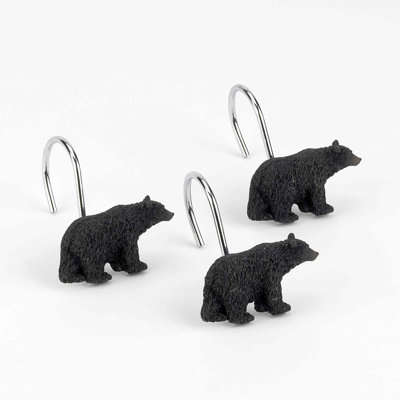 Millwood Pines Emolene Shower Curtain & Hook Set