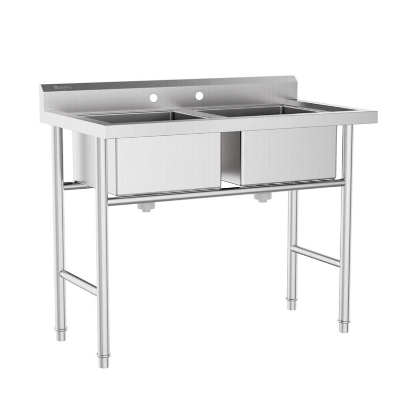 35 " L x 21.3 " W Silver Freestanding Laundry Sink