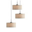 Luminaire suspendu tambour à 3 lumières Melnik-214978101-214978102