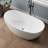 55'' Freestanding Acrylic Tub Freestanding Soaking Bathtub