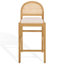 Laylie Rattan And Leather Counter Stool-1887483495