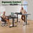 Adjustable Height Standing Desk With Cable Management, Powerful Motor, Monitor Stand,2 Hooks, 5 Power Outlets,3 Memory Controller-769244369