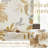 Rod Pocket Tropical Leaf Print Botanical Curtains Flax Farmhouse Country Curtains for Living Room-1600038979-1605440959