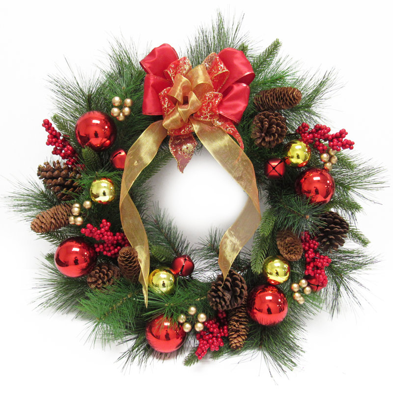 Couronne de Noël artificielle de Noël