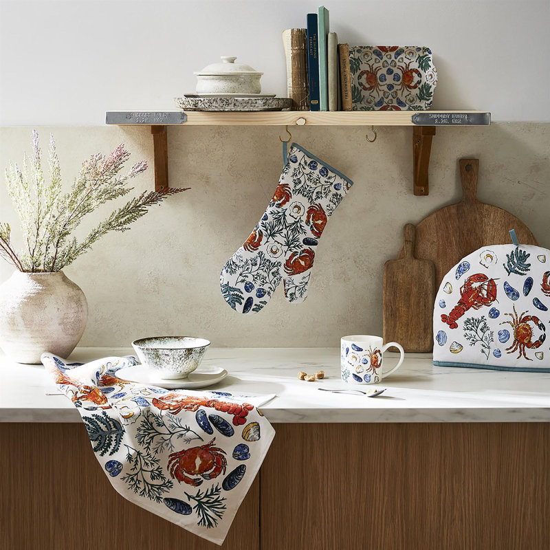 Shellfish Tea Towel Kitchen Towel