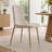 4- Person Dining Table Sets With Extendabe Oval Table & 4 Upholstered Dining Chairs-2009704037