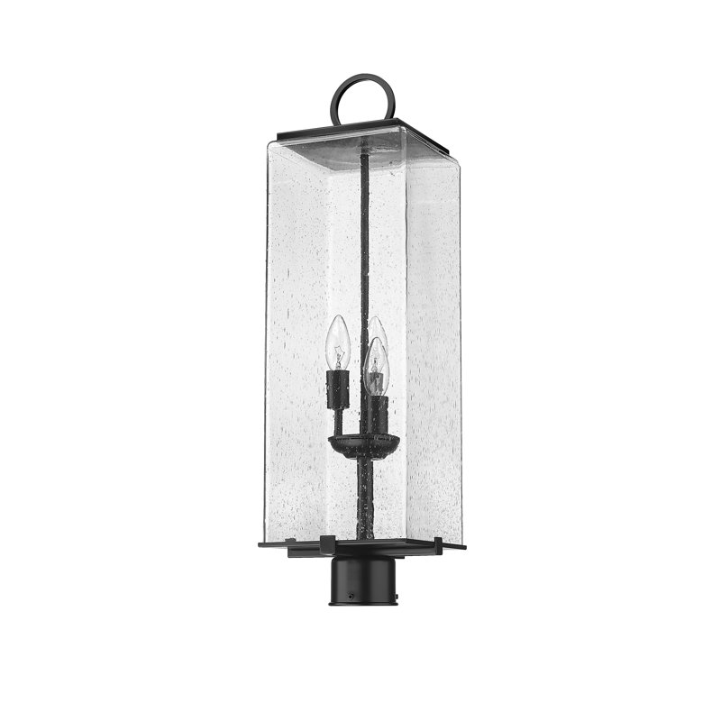 Luminaire d'extérieur 3 lumières Ahmauri, H 26,5 po x l 8,25 po x P 8,25 po