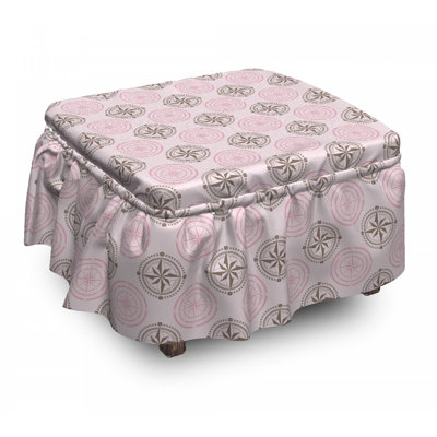 Housse pour repose-pieds windroses
