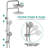10" Rain Shower Head With Handheld Spray Combo-126816196