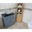 Roberge 650mm Single Bathroom Vanity with Vessel Stone Basin-40568337-40568257-40568258