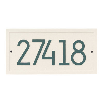 Modern Address Plaque