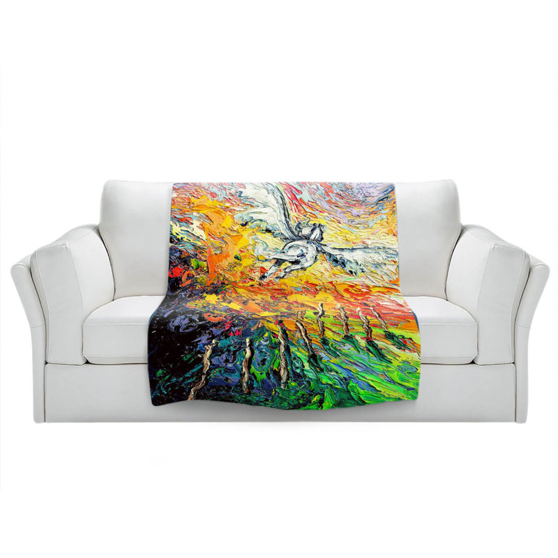 Hand Woven Throw Blanket, 51" x 60"