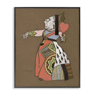 Giclée antique de la reine de cœur par Joris Hoefnagel