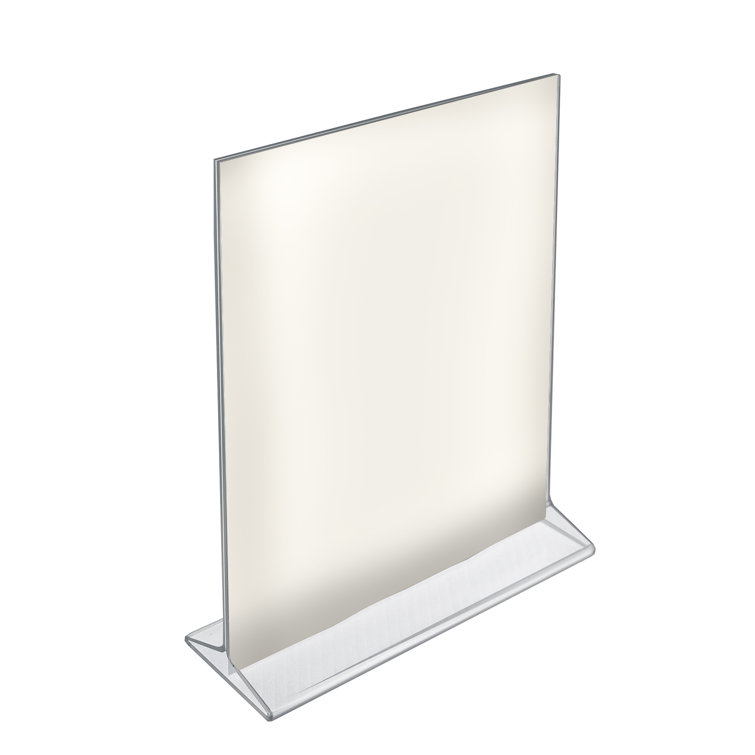 Azar 7" X 11" Horizontal Top Load Acrylic Sign Holder Clear 10 Pack 142718 - View #4