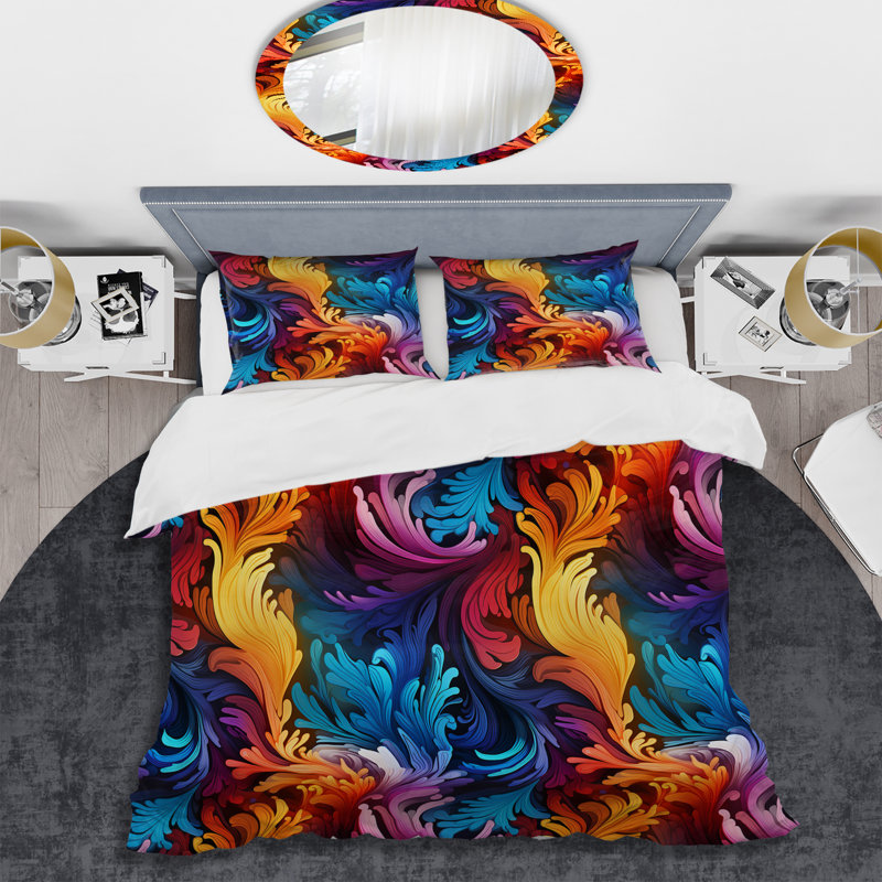 Ensemble de housse de couette Popart, Housse de couette simple + 1 taie décorative stan