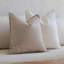 Housse de coussin décorative Aditya Birla 100 % lin, dos boutonné-118110158-118110161