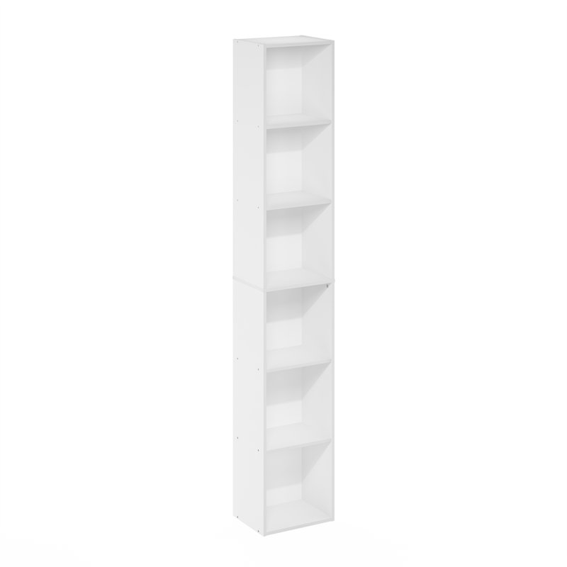 Pelak Bookcase, (6 Shelves) 178.5cm H x 60cm W x 24cm D, White