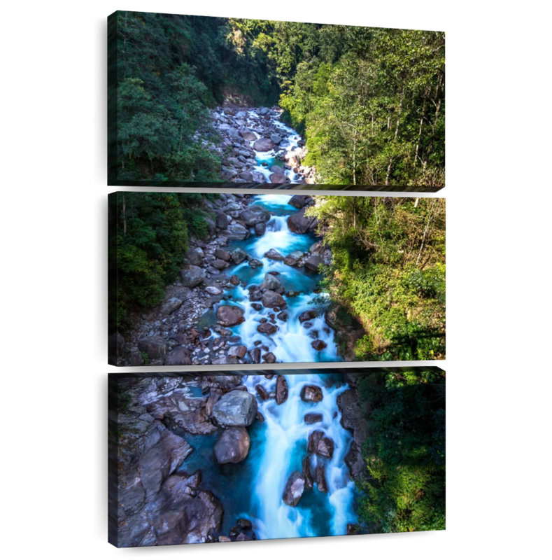 Alvord Rapid Himalayan River, 50" H x 32" W