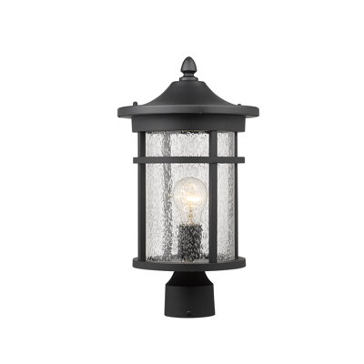 Outdoor Post Light, 13.75" Height Exterior Post Lighting Fixture
