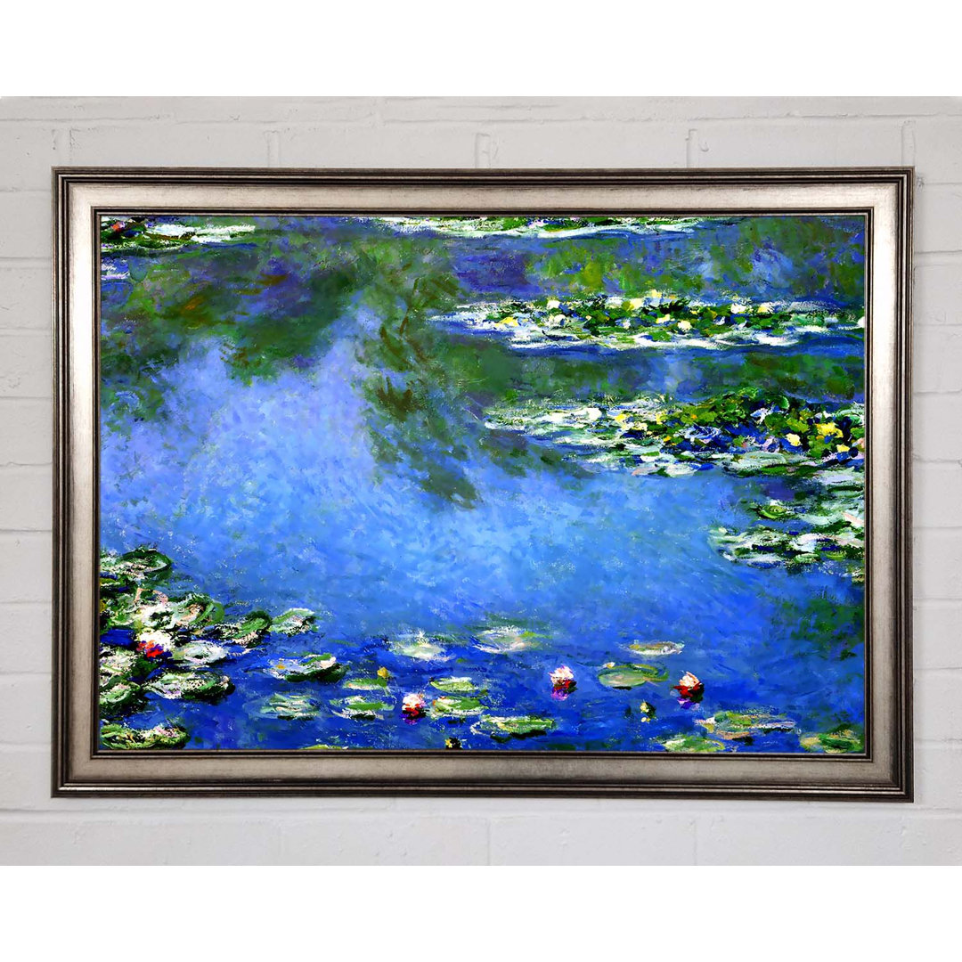 Monet Seerosen in Monets Garten - Einzelner Bilderrahmen Kunstdrucke