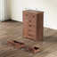 Ensemble de rangement pour chambre 2 pièces Bradford - Commode 7 tiroirs et commode 6 tiroirs rustique-453657706
