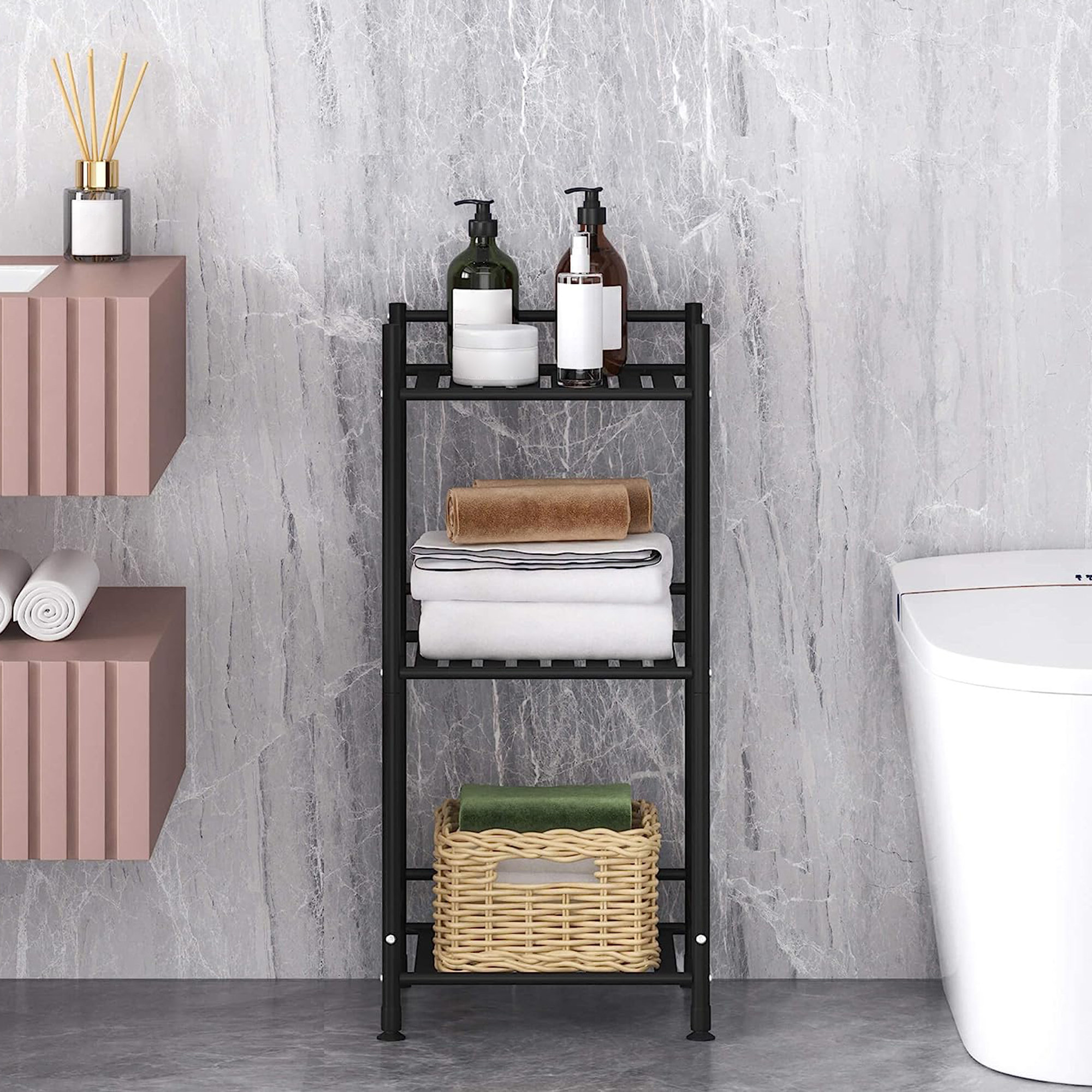 Latitude Run® Idean Bathroom Storage | Wayfair