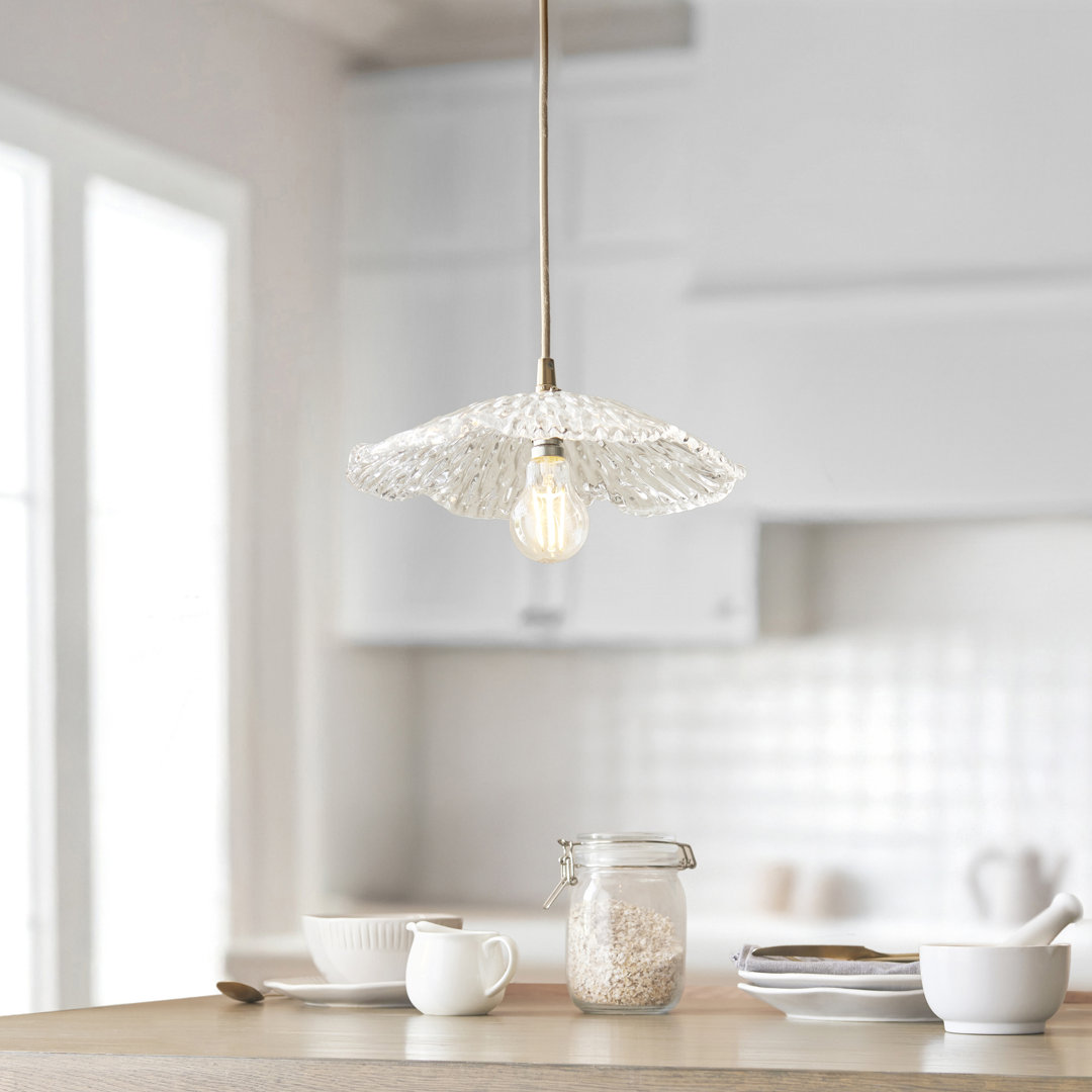 1 - Light Brushed Brass Pendant