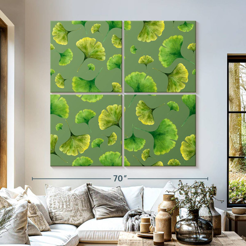 Kerner Green Ginkgo Foliage, 57" H x 57" W