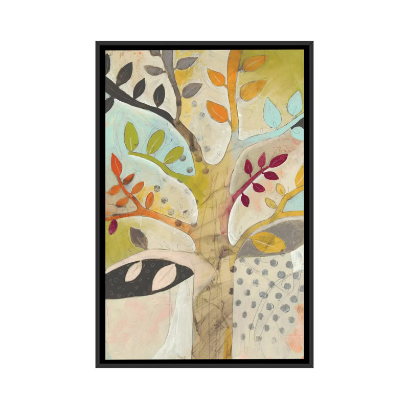 «Forest Spectrum II», impression sur toile, H 26 po x l 18 po x P 1,5 po, Toile encadrée noire, Pas de tapis