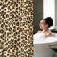 Leopard Print Shower Curtain (Brown)