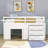 Gigel Kids Twin Loft Bed with Drawers-1887771782