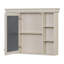 Armoire de rangement murale 35 po x 28 po avec porte miroir-343636747