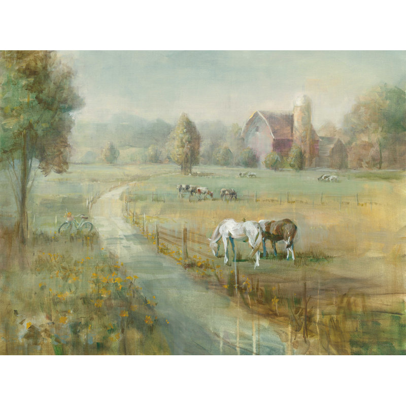 Tranquil Farm - reproduction sur toile, H 36 po x l 48 po