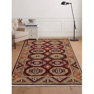 Tapis d'intérieur rectangulaire multicolore de 3 m x 4 m en soie et laine, fait main, noué à la main, d'inspiration orientale