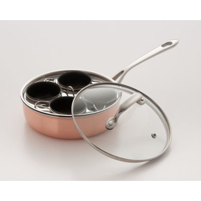 Cook Pro Non Stick Copper Egg Poacher