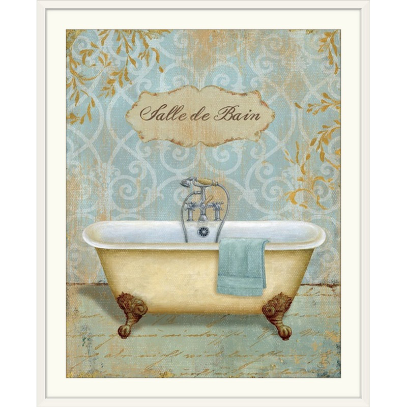 «Salle de Bain I», impression de Daphne Brissonnet, H 20 po x l 16 po x p 1,5 po, Toile