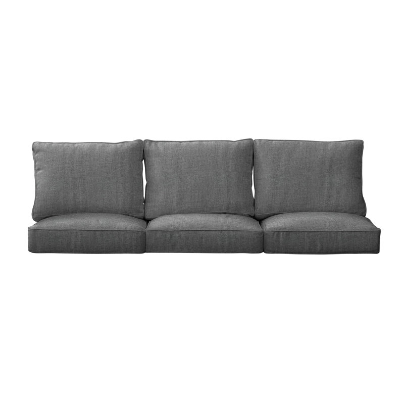 Ensemble de coussins de canapé Sunbrella, L 25 po x P 25 po, Gris