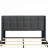 Queen Sized Upholstered Platform Bed Frame, Modern Button Tufted Luxury Linen Fabric, No Box Spring Needed, Classic Gray