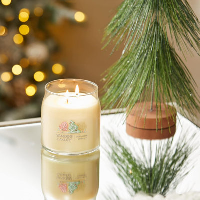 Bougie de Noël parfumée à biscuits, bougie moyenne à 2 mèches 13 oz Signature, plus de 35 heures de combustion, bougie des Fêtes