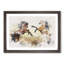 Two Wild Stallion Horses - Single Picture Frame Print on MDF-56882287-56882286
