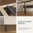 Twin Size Bed Set Upholstered Platform With Adjustable Diamond Tufted Headboard-2064481994